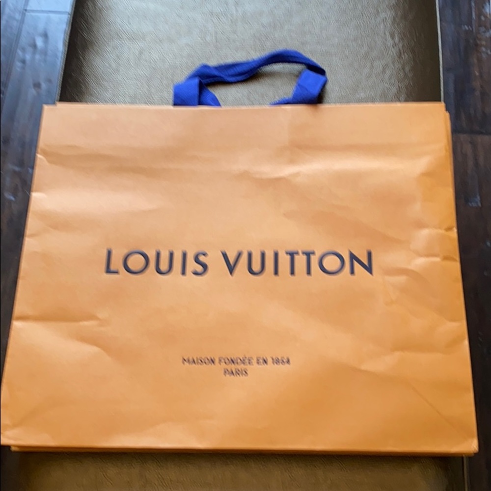 💯% Authentic Louis Vuitton shopping bags